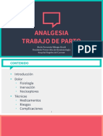 Analgesia Trabajo de Parto