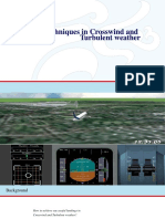 Landing Techniques in Crosswind and Turbulent Weather