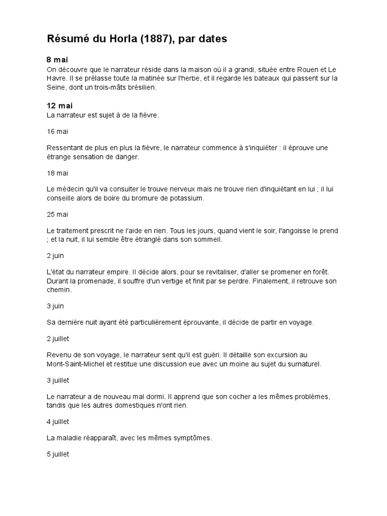 Le Horla PDF