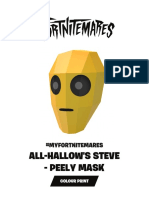 All-Hallow'S Steve - Peely Mask: Colour Print