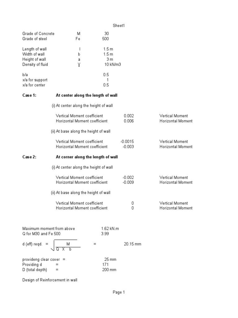 Rectangular Tank DesignBluetax ETP1 PDF Pressure Civil Engineering