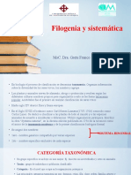 Filogenia y Sistemática Clase 9