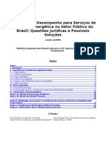 Contratos de Performance de Eficiência Energética para Prédios Públicos No Brasil