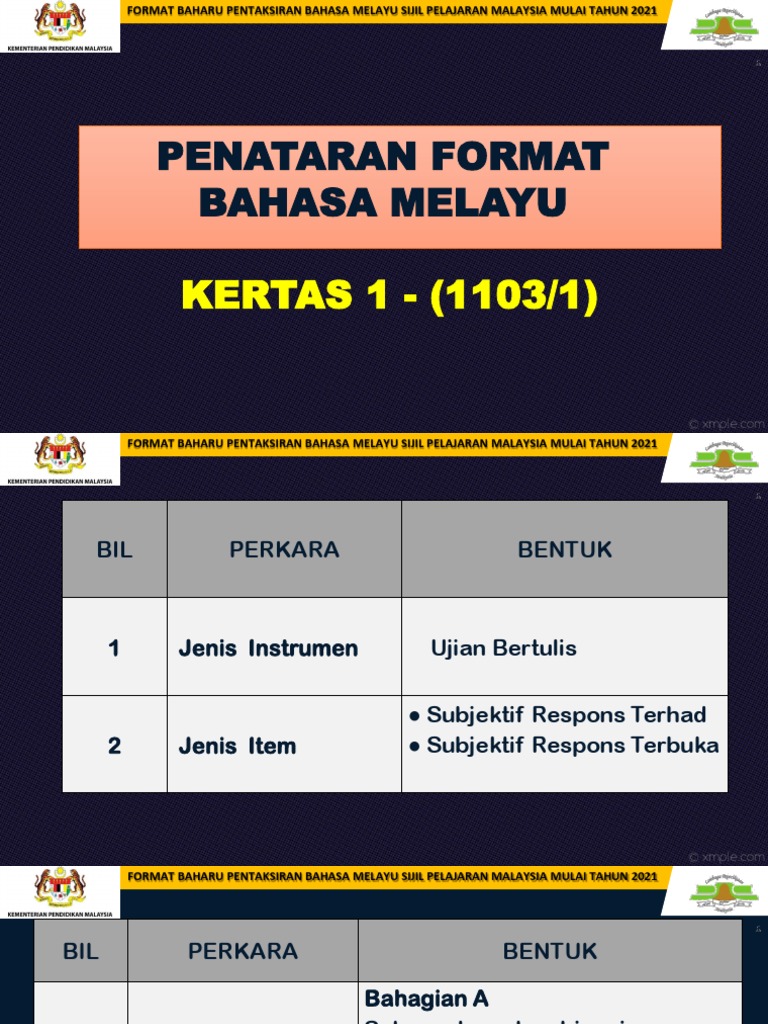 BM Kertas 1 | PDF