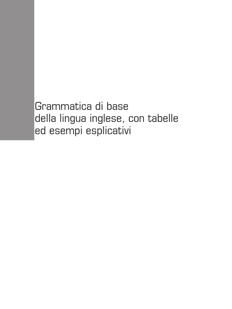 Grammatica Di Base PDF