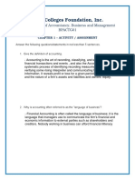 BPACTG01-CHAPTER 1 ACTIVITY Asnwer