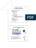 STRUCTURE TRANSISTOR BIPOLAIRE (Rappel)