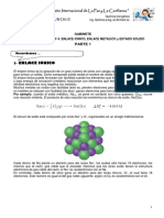 Enlace iónico sólido química