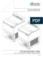 Heraeus Cryofuge 6000i,8500i - Service Manual