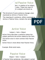 Notes - GE (Active and Passive Voice)