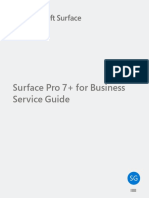 Surface Pro 7+ For Business Service Guide M1175508 RevC