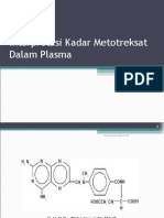 Interpretasi Kadar Metotreksat Dalam Plasma
