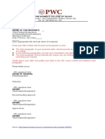 Business Correspondence Template