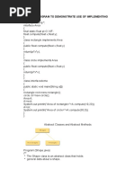 Write A Program To Demonstrate Use of Implementing Interfaces