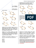 Trigonometria nível fácil seno cosseno tangente