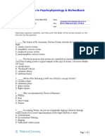 Orientation To Psychophysiology & Biofeedback