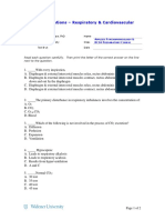 ANS Applications - Respiratory & Cardiovascular