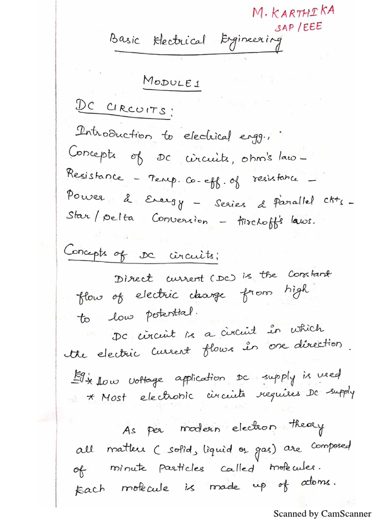 Basic electrical engineering notes pdf fuse electrical