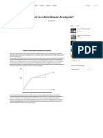 What is a Nonlinear Analysis_