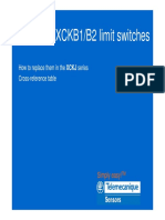 Obsolete XCKB Metal Limit Switches Cross-Reference Table June 2016