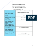 BBH434N Course Plan Information Systems & E-Business (1)