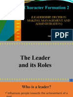 CF 102 (Lecture 2) Part 2 Leadership Principles