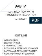 Bab Iv: Optimization With Process Integration