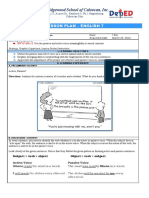 Karidgewood School of Caloocan, Inc.: Lesson Plan - English 7