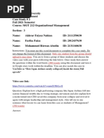 MGT 212 Case Study 2 (Fall 2021) - 1 | PDF | Airlines | Economies