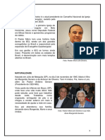 Trabalho sobre a vida do pastor mario de oliveira