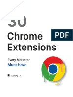 30 Chrome Extensions For Marketers