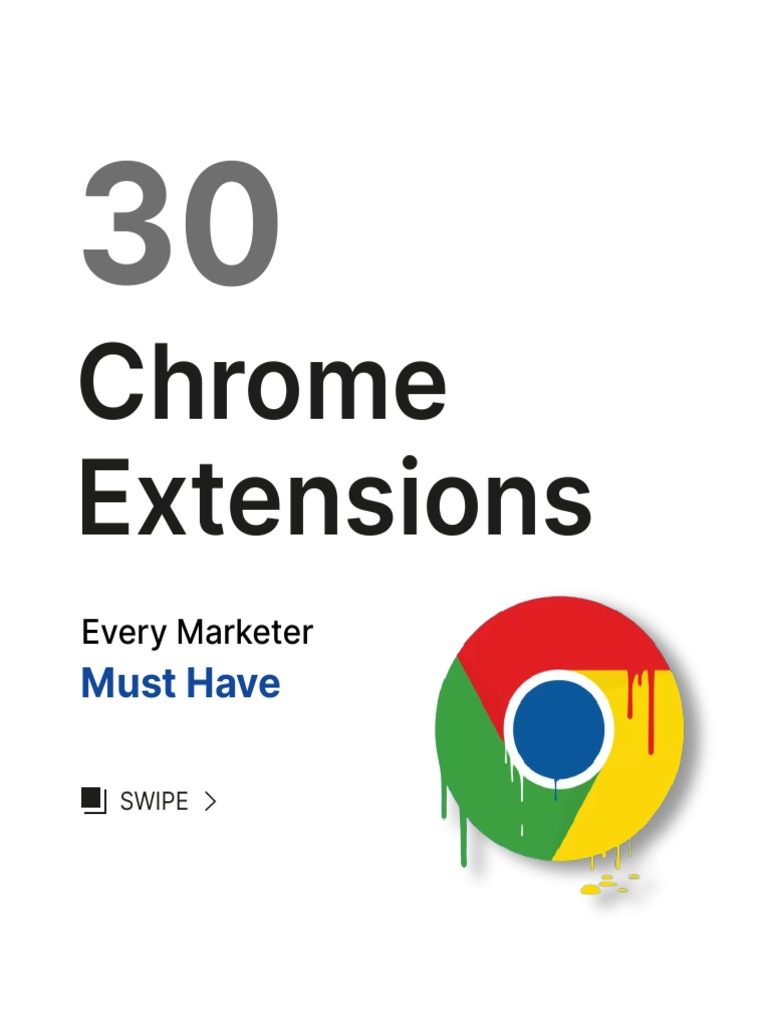 30 Chrome Extensions For Marketers | PDF | Search Engine Optimization ...