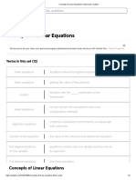 Concepts of Linear Equations Flashcards - Quizlet