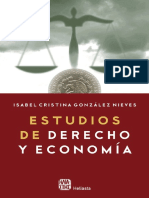 Estudios de Derecho y Economía, Isabel Cristina Gonzales Nieves