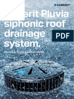 Geberit Pluvia Siphonic Roof Drainage System. Stands Up To Every Kind of Rainfall