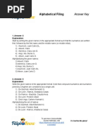 18 Rules for Alphabetical Filing | PDF | Law