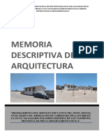 MEMORIA DESCRIPTIVA ARQUITECTURA  I.E N° 28-02-2022 (1)