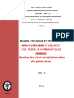 Manuel - Du Module Gestion Des Clients Et Adminstration Des Permissions-Cor