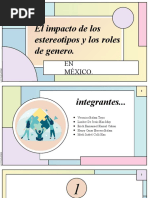 Estereotipos de género en México: impacto y cambio | PDF | Rol de ...