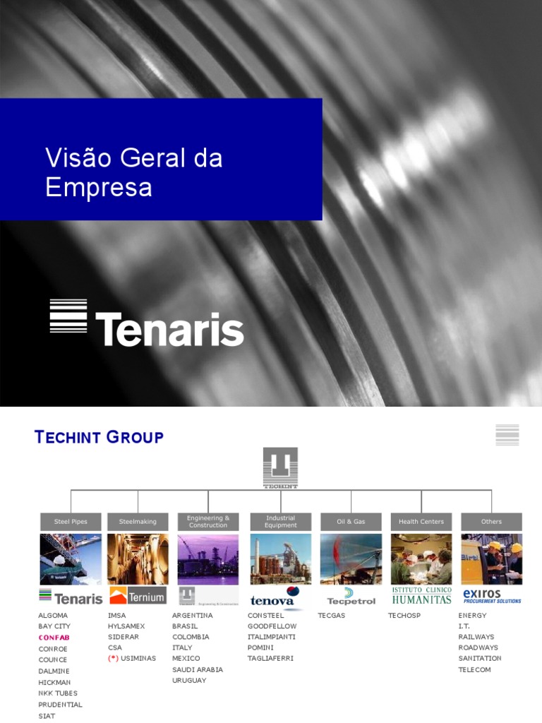 Tenaris Presentation POR 20190624 v2 | PDF | Petróleo | Alternador de ...