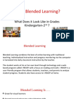 What Is Blended Learning?: What Does It Look Like in Grades Kindergarten-2 ?