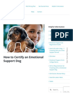 How To Certify An Emotional Support Dog - ESA Doctors