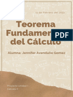 Teorema Fundamental Del Cálculo