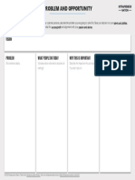 Problem Statement Canvas