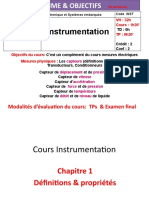 Cours Instrumentation - Chap-1 - 2015.Pptx Version 1