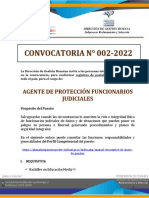 CV-002-2022 Agente de Proteccion Funcionarios Judiciales