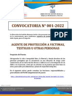 CV-001-2022 Agente de Proteccion A Victimas Testigos U Otras Personas