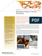Managing Fatigue Training Workshop: About Interdynamics