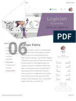 Career Paths - Logician (INTP) Personality - 16personalities