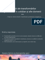 Sorin Noroc - Aplicații Ale Transformărilor Geometrice În Cotidian Și Alte Domenii